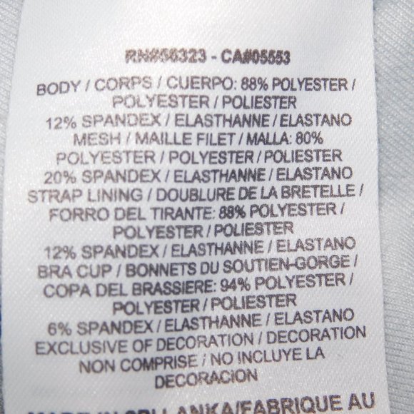 Nike Dry-Fit Womens M Gray White Black Fitted Workout Tank Top Fitted Shelf Bra - Picture 7 of 10